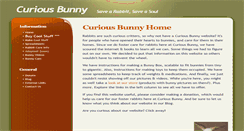 Desktop Screenshot of curiousbunny.com